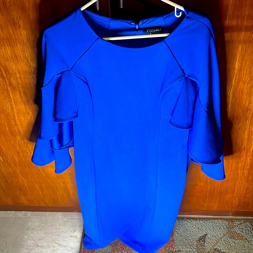 Blue dress